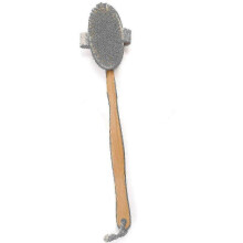 Body Brush Massage Brush - Dry Brush for Massage with Natural Boar Bristles And Handle - Dry Skin Brush, Natural Bristle Back Brush, Back Scrubber A