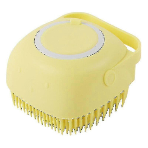 Square Pet Silicone Bath Massage Brush
