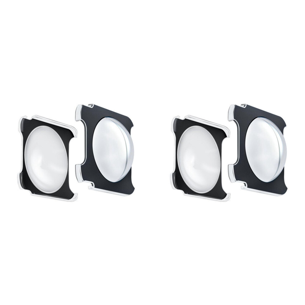 4X Sticky Lens Guards For Dual-Lens 360 Mod Protector Accessories, Compatible With 360 Cameras, Clear, Durable Material 6447073894381