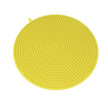 Wall Shower Massage Brush,back Scrubber Hands-free Exfoliating for Deep Clean yellow