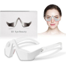 Red Light Therapy 3D Eye Massager Advanced Beauty Device for Dark Circles, Puffiness & Wrinkles Reduction, Eyecare Relaxation Glasses