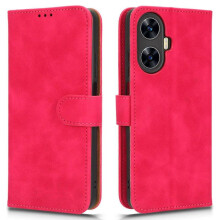 (Rose) Phone Leather Case compatible Realme C55 , Stand Wallet Anti-scratch Phone Cover