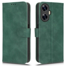 (Green) Phone Leather Case compatible Realme C55 , Stand Wallet Anti-scratch Phone Cover