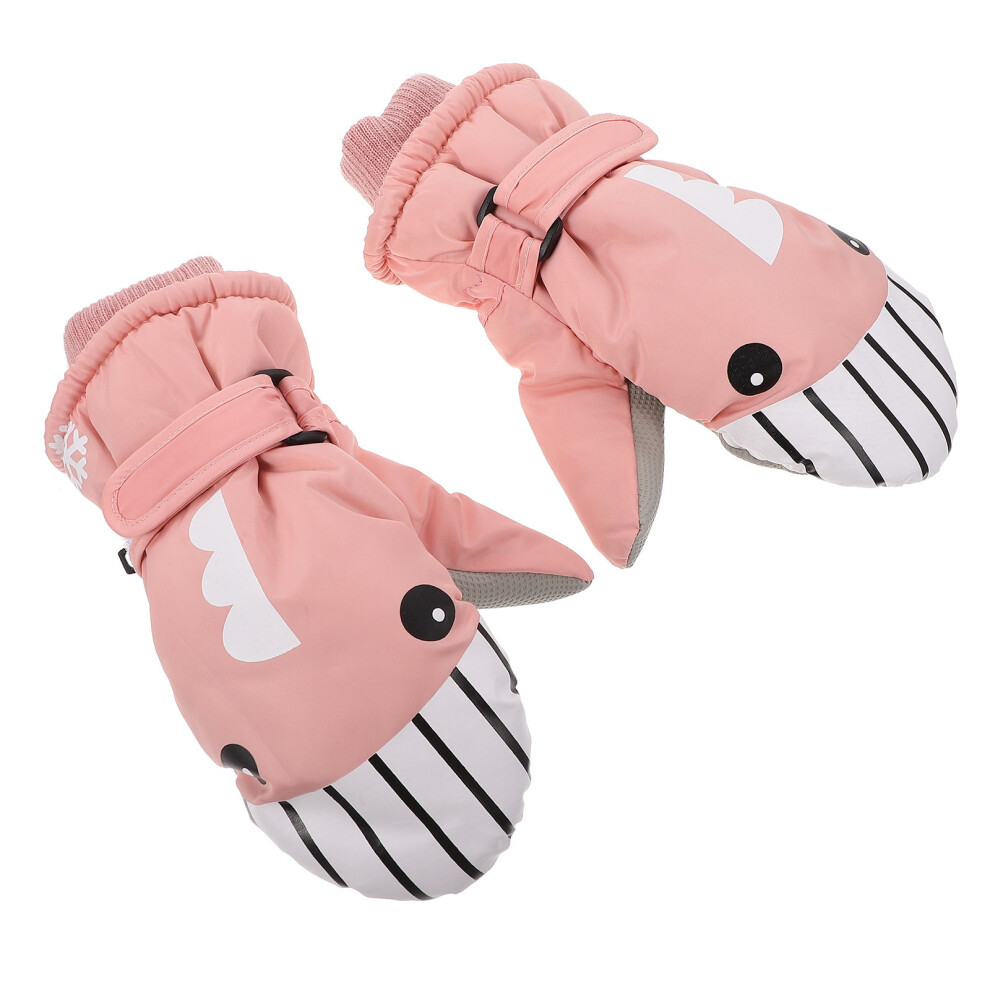 2 Winter Handschoenen Down Water Proof Kind Roze-image