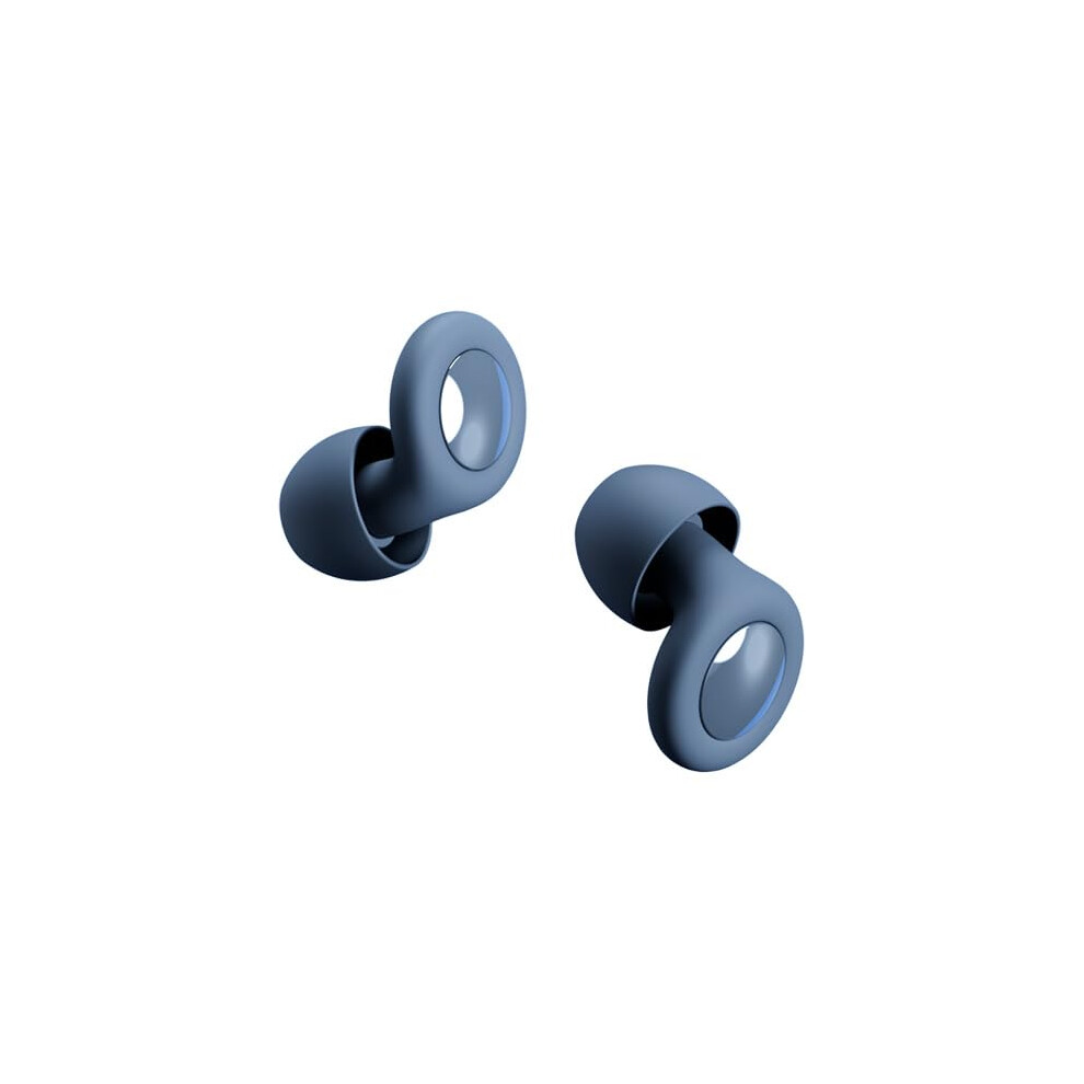 Blue/Black Earplugs For Sleep Noise Cancellation, Reusable Silicone -30Db Hearing Protection For Studying, Working, Sleeping (, Black)