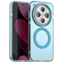 (Blue) For Oppo Find X8 Pro 5g Case Compatible With Magsafe Pc Tpu Pet Anti-drop Phone Cover - Red
