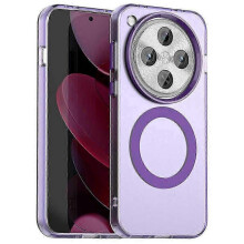 (Purple) For Oppo Find X8 Pro 5g Case Compatible With Magsafe Pc Tpu Pet Anti-drop Phone Cover - Red