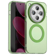 (Green) For Oppo Find X8 Pro 5g Case Compatible With Magsafe Pc Tpu Pet Anti-drop Phone Cover - Red