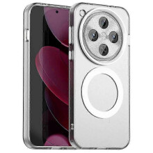 (White) For Oppo Find X8 Pro 5g Case Compatible With Magsafe Pc Tpu Pet Anti-drop Phone Cover - Red