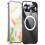 (Silver) For Google Pixel 9 Pro Case Compatible With Magsafe Metal Frame Matte Phone Cover-silver 1
