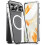 (Silver) For Google Pixel 9 Pro Case Compatible With Magsafe Metal Frame Matte Phone Cover-silver 4