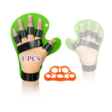 Hand Brace Resting Hand Splint for Finger Stroke Recovery Adjustable Finger Straightener Left or Right Hand Support