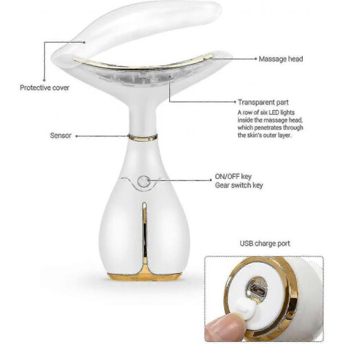 Face Massager Anti-Wrinkle Device, High Frequency, Rechargeable 2