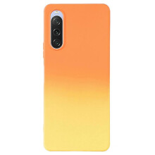 (Style D, Multicolor) For Sony Xperia 10 V Case Soft TPU Anti-Drop Phone Cover Two-Color Gradient