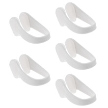 Silicone Nose Clip Pack of 5 for Swimming, Diving, and Water Sports - Adult and Child Nose Protection, Blue