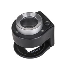 Microscope Kit 30X Magnifier with Metal Lens Adapters, 3 LED and 3 UV Lamps for Fabric and Textile Printing