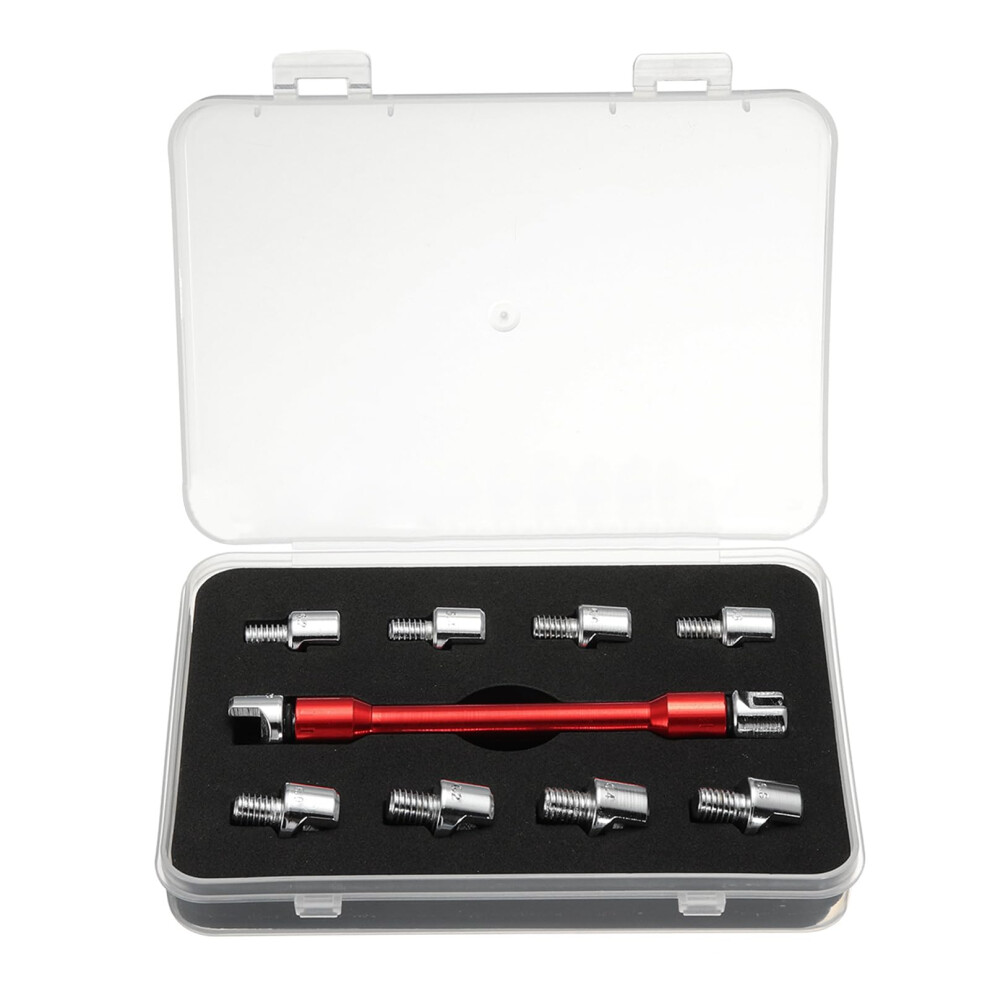 Dirt Bikes Spoke Wrench Set 10Pcs With 5.0-6.8Mm Head Sizes For Motorcycle Wheel Maintenance 6947110405629