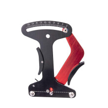 Bike Spokes Tension Meter - Adjustable Bicycle Spoke Wrench Tensioner Tool for Wheel Spokes, Black and Red Design