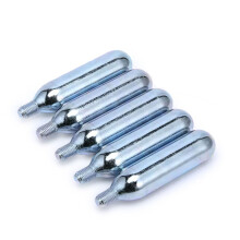 16g CO2 Cartridges for Beverage Use - Threaded, Compatible with Inflators and Bike Tires, Food Safe Outdoor Use