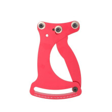 MTB Bike Spokes Tension Meter CNC Tool for Road and Mountain Bike Wheel Spokes, Red Wrench Indicator