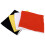 4pcs Winter Neck Gaiter Orange White Yellow Black 6