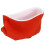 4pcs Winter Neck Gaiter Orange White Yellow Black 15