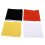 4pcs Winter Neck Gaiter Orange White Yellow Black 2