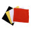 4pcs Winter Neck Gaiter Orange White Yellow Black 9