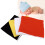 4pcs Winter Neck Gaiter Orange White Yellow Black 11