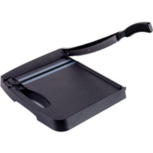 Stackable Paper Cutter Portable Guillotine Paper Cutter with Safety Lock Design, Manual Paper Trimmer for Coupons, Labels, and Cardstock