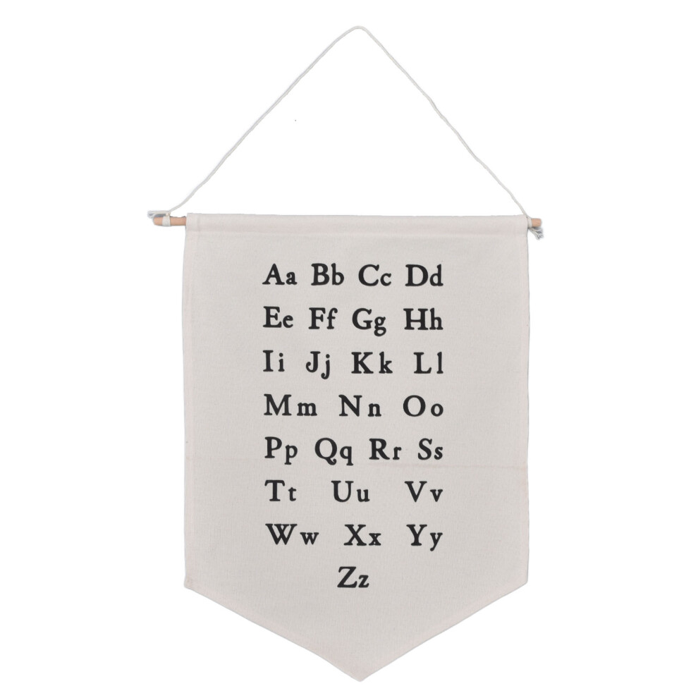 Alphabet Hanging Wall Canvas Decor Alphabet