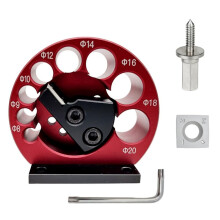 8-Loch-Dowel-Making-Device Set 8mm-20mm with Blades for Woodworking, Electric Drill, Durable and Versatile Tool