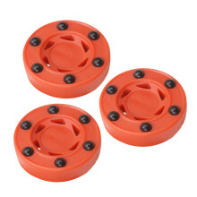 Hockey Training Roller Hockey Game Puck - PU Street Hockey Balls Bulk Package, Durable 76mm Size, Ideal for All Skill Levels