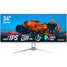 34 Inch IPS Ultrawide 120Hz Gaming Computer Monitors, 21:9 UWFHD