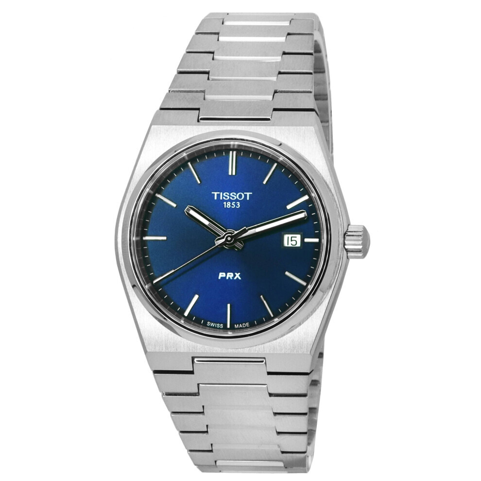 Tissot PRX T-Classic Stainless Steel Blue Dial Quartz T137.210.11.041.00 T1372101104100 100M Unisex Watch