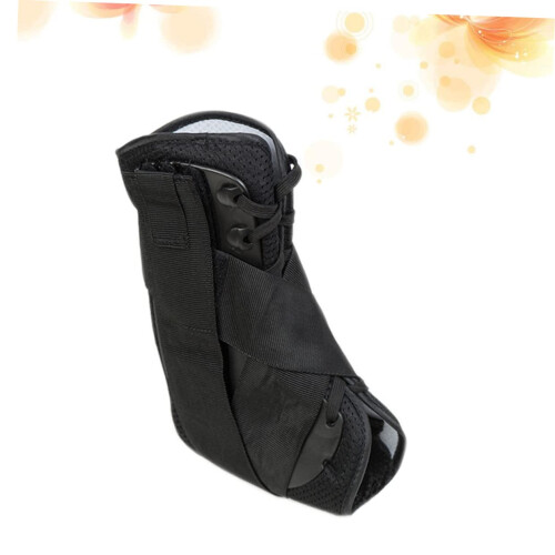 Ankle Brace for Sprained Ankle Support Boot Athletic Protector Size S Adjustable Compression Fabric 2