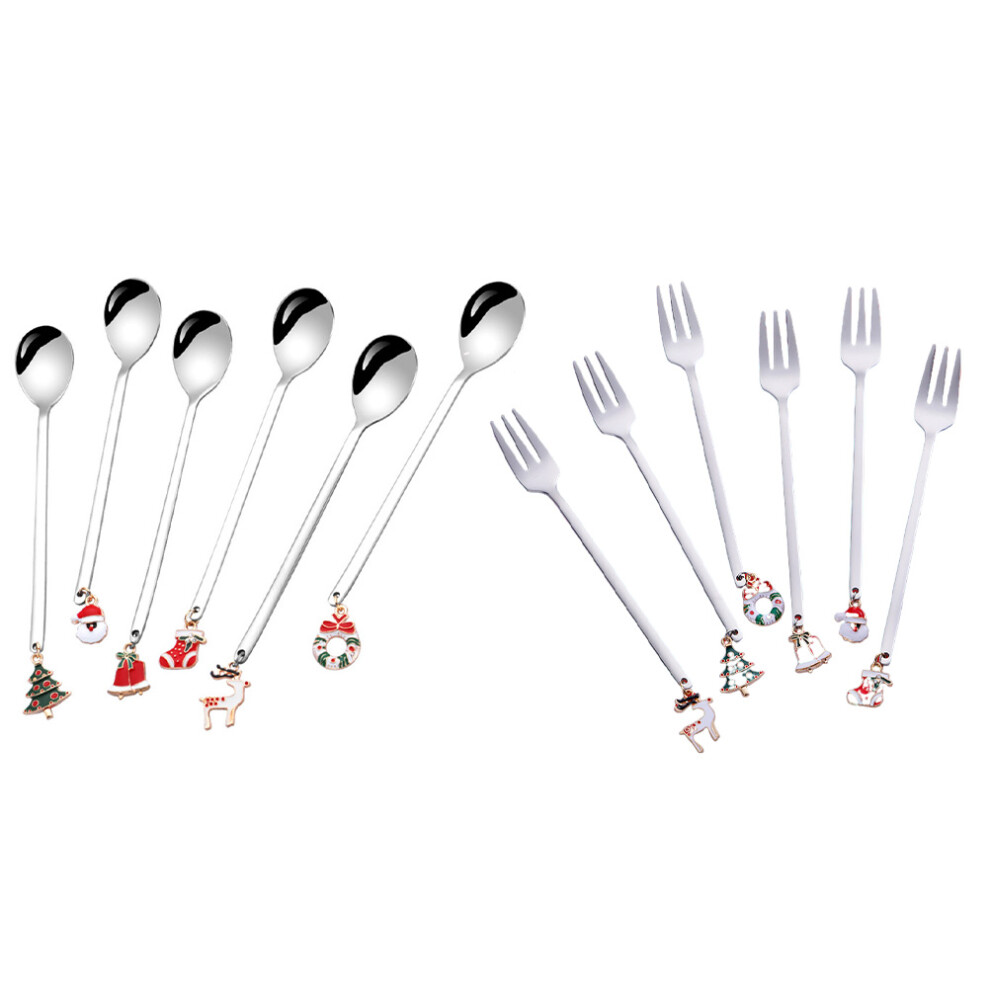 1 Set Dessert Multi- Functionele Rvs Lepels Keukengerei-image