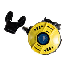 Scuba Diving 2nd Stage Regulator Yellow Brass Connector for Water Sports Gear, Compatible with Standard Hoses
