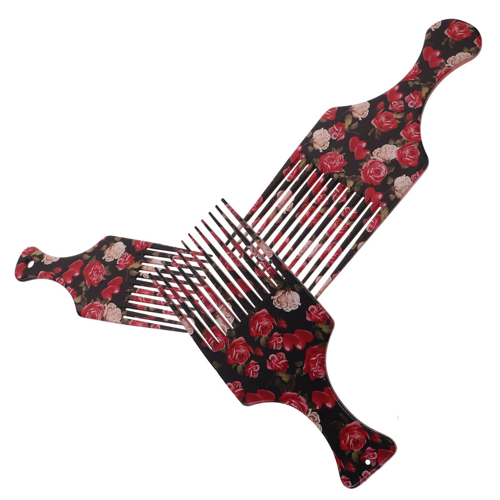 3 Stuks Afro-Kam Haarpicks Voor Krullend Haar-image