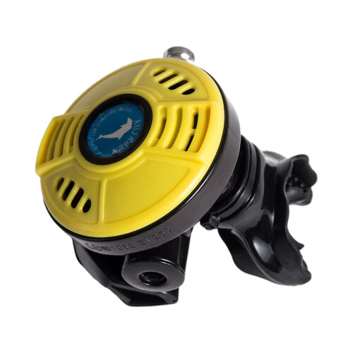 Underwater Diving Regulator for Scuba, Yellow, Lightweight Design, Adjustable Airflow, Durable Material, Compact Size