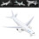 Airplane Toy 777 Sturdy Durable Alloy Safe 11