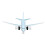Airplane Toy 777 Sturdy Durable Alloy Safe 8
