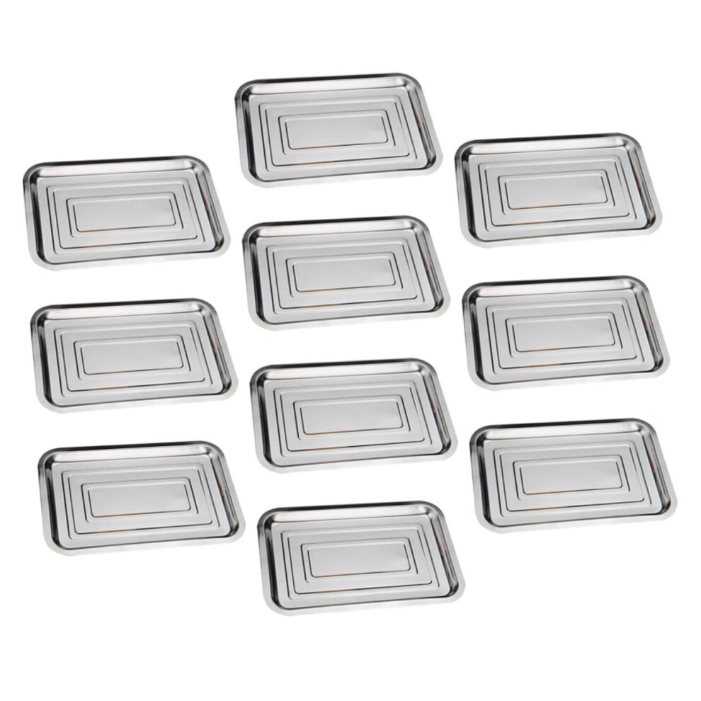 10-Piece Stainless Steel Grilled Fish Platter Set for Appetizers, BBQ, Camping, Family Gatherings, Kitchenware-image-OPC-PJXGT7T-NEW