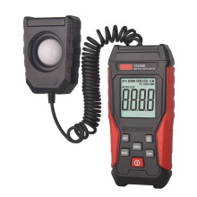 TA630A/TA630B Digital Light Meter Lux Meter with Flexible Sensor, 0-200,000 Lux Measurement Range, LCD Display
