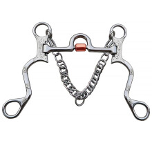 5" Stainless Steel Snaffle Bit with Copper Barrels for Horse Riding | MP1131 Equestrian Equipment