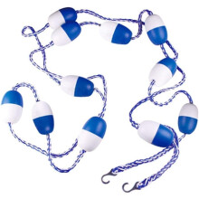 Robust 2m Pool Safety Barrier Rope with Floats, Swimming Lane Separator for Safe Swimming and Lane Division