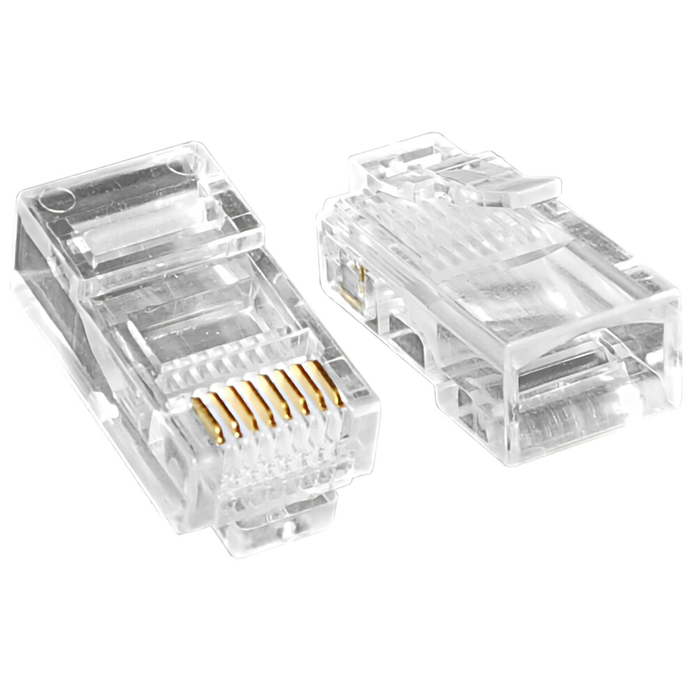1000Pcs Rj45 Modular Plug Cat5e Network Cable Connector 8P8c For Ethernet Connections And Data Transfer 6947110408040