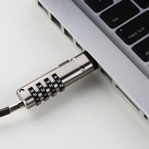5X USB Password Lock for Laptop - Computer Anti-Theft Security Lock, Universal Compatibility, Password Protection System 2