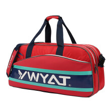 Badminton Bag Waterproof Large Capacity 6 Racket Multi-Functional Shoulder Bag Red 68x21x33CM