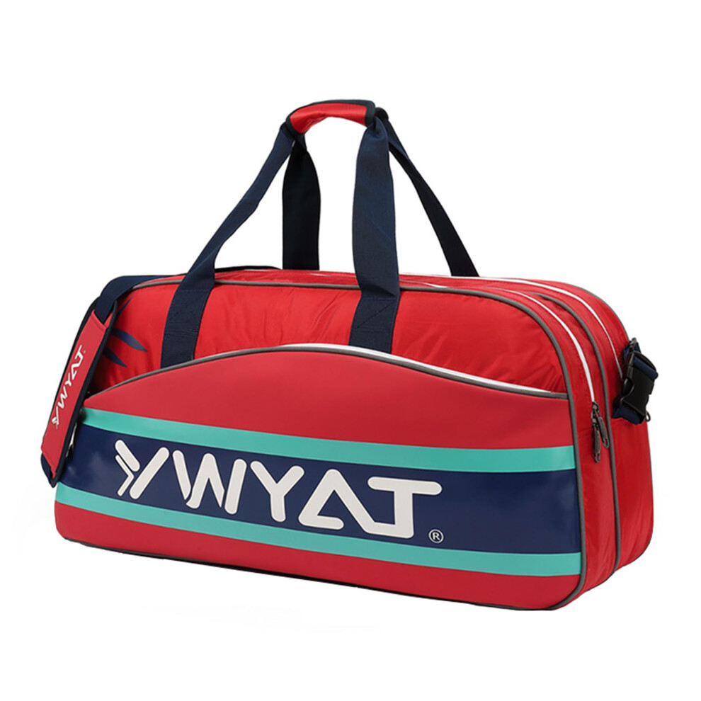 Portable Badminton Racket Bag for 6 Racquets, Waterproof Lightweight Design, Red 68x21x33cm, Ideal for All Racket Sports-image-OPC-PJXGWKD-NEW